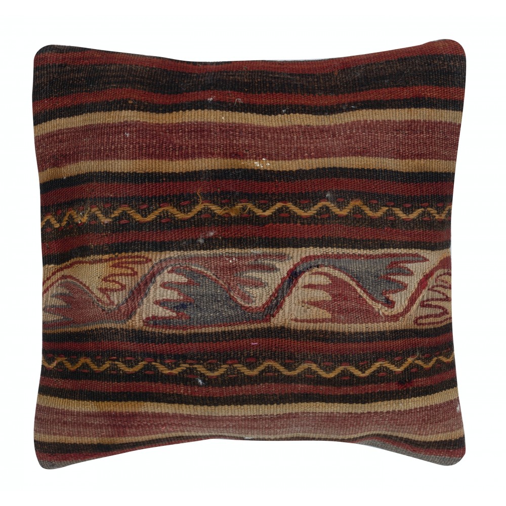 SET OF 2 - Multicolor Cushion Covers. Wool Turkish Accent Pillows. Flat-Weave Striped Throw Pillows SET OF 2 - Multicolor Cushion Covers. Wool Turkish Accent Pillows. Flat-Weave Striped Throw Pillows