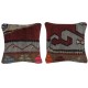 SET OF 2 - Handmade Cushion Covers. Wool Turkish Accent Pillows. Flat-Weave Throw Pillows. Pillowcases SET OF 2 - Handmade Cushion Covers. Wool Turkish Accent Pillows. Flat-Weave Throw Pillows. Pillowcases