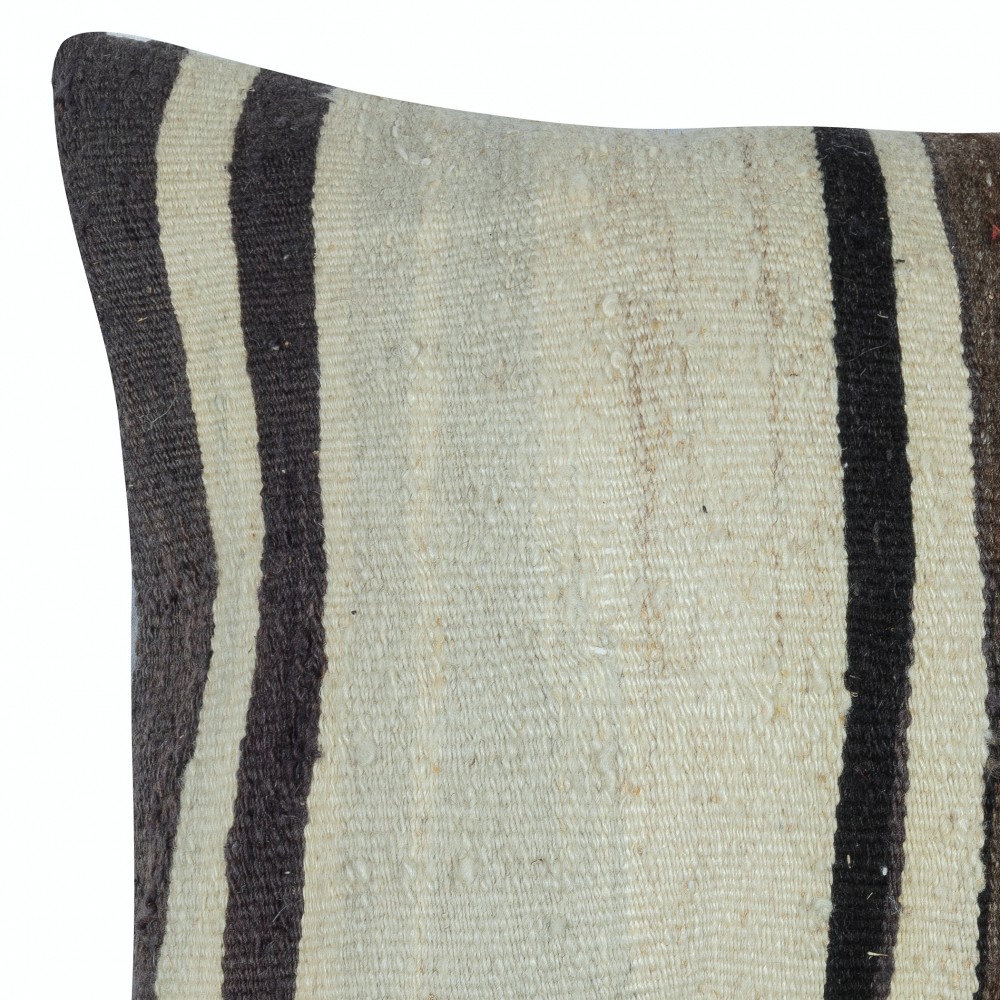 Vintage Cushion Cover. Hand-Woven Kilim Pillowcase. Turkish Accent Pillow. Wool Throw Pillow Cover Vintage Cushion Cover. Hand-Woven Kilim Pillowcase. Turkish Accent Pillow. Wool Throw Pillow Cover