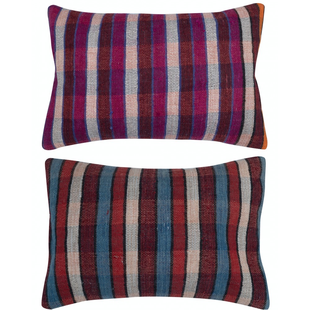 SET OF 2 - Handmade Lumbar Pillow Covers. A pair of Kilim Accent Pillows. Wool Throw Pillows. Cushion Covers SET OF 2 - Handmade Lumbar Pillow Covers. A pair of Kilim Accent Pillows. Wool Throw Pillows. Cushion Covers