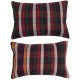SET OF 2 - Handmade Lumbar Pillow Covers. Kilim Accent Pillows. Vintage Throw Pillows. Rustic Cushion Covers SET OF 2 - Handmade Lumbar Pillow Covers. Kilim Accent Pillows. Vintage Throw Pillows. Rustic Cushion Covers