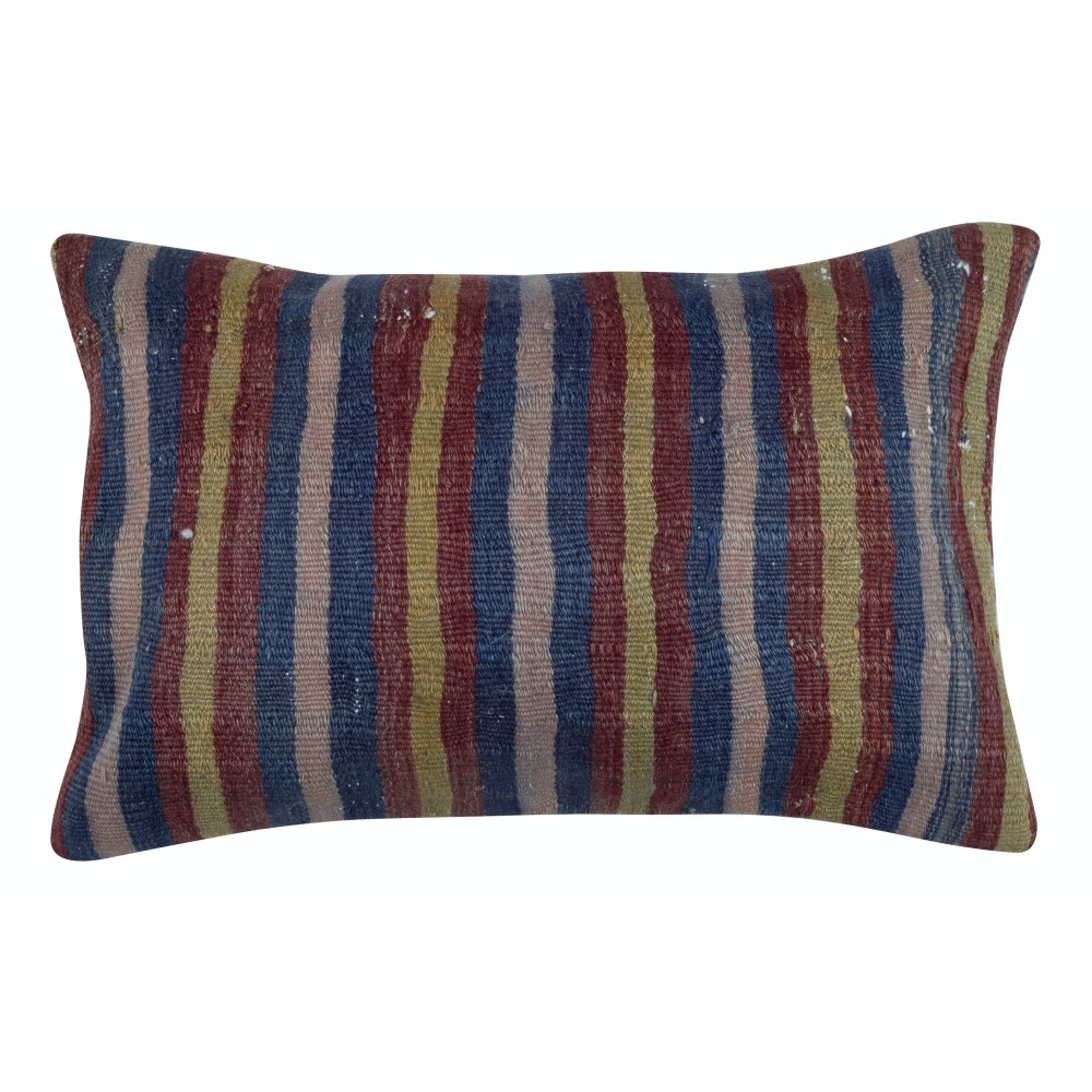 SET OF 2 - Vintage Wool Cushion Covers. Flatweave Kilim Accent Pillows. Colorful Striped Throw Pillows SET OF 2 - Vintage Wool Cushion Covers. Flatweave Kilim Accent Pillows. Colorful Striped Throw Pillows