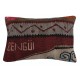 Traditional Lumbar Pillow Cover. Handwoven Turkish Accent Pillow. Wool Throw Pillow. Kilim Cushion Cover Traditional Lumbar Pillow Cover. Handwoven Turkish Accent Pillow. Wool Throw Pillow. Kilim Cushion Cover