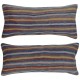 SET OF 2 - Handwoven Lumbar Pillow Covers. A pair of Kilim Accent Pillows. Striped Throw Pillows. Cushion Covers SET OF 2 - Handwoven Lumbar Pillow Covers. A pair of Kilim Accent Pillows. Striped Throw Pillows. Cushion Covers