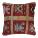 SET OF 2 - Handknotted Turkish Wool Rug Cushion Covers. Rustic Throw Pillows. Home Gift. Accent Pillows SET OF 2 - Handknotted Turkish Wool Rug Cushion Covers. Rustic Throw Pillows. Home Gift. Accent Pillows