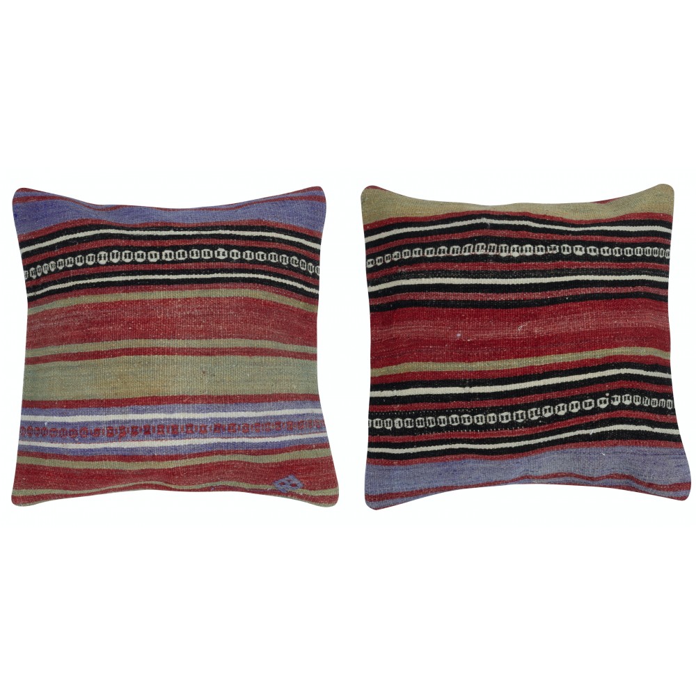 SET OF 2 - Handmade Wool Kilim Cushion Covers. Vintage Throw Pillows. A pair of Accent Pillows SET OF 2 - Handmade Wool Kilim Cushion Covers. Vintage Throw Pillows. A pair of Accent Pillows