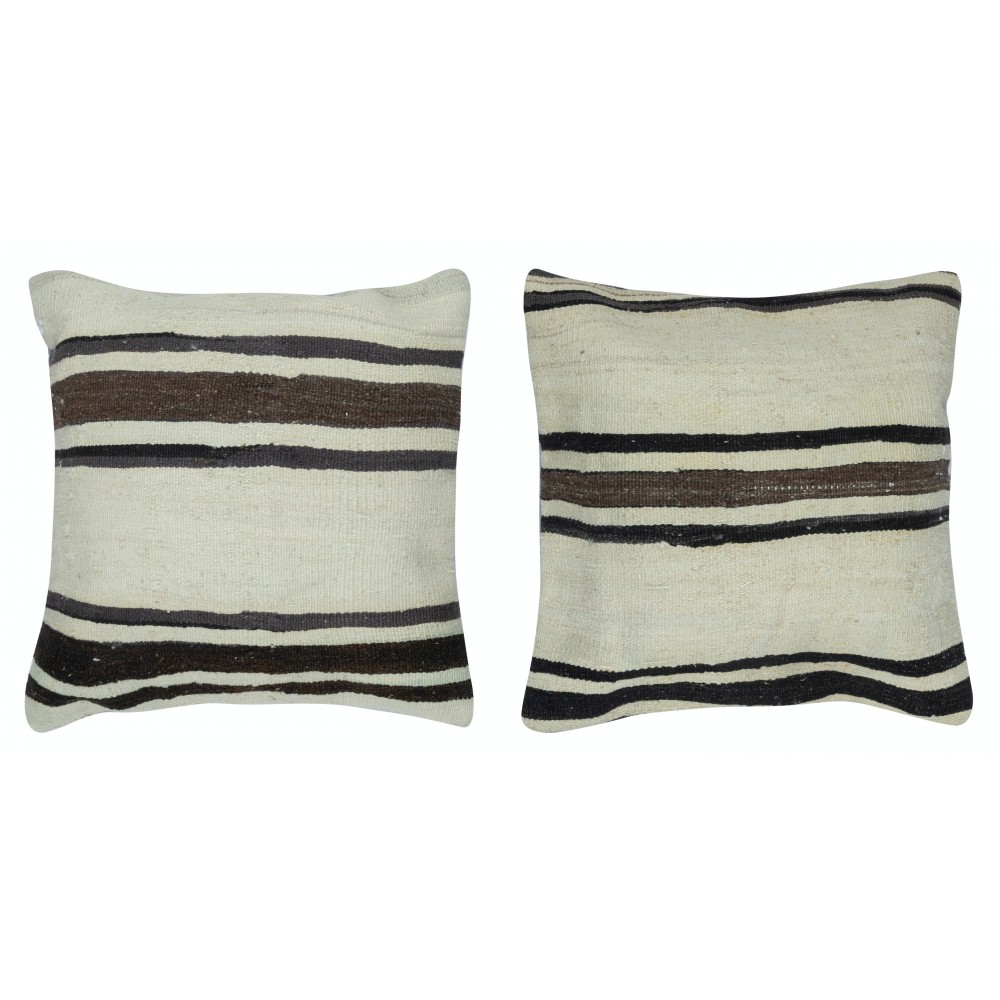SET OF 2 - Handmade Wool Kilim Cushion Covers. Vintage Throw Pillows. A pair of Accent Pillows SET OF 2 - Handmade Wool Kilim Cushion Covers. Vintage Throw Pillows. A pair of Accent Pillows