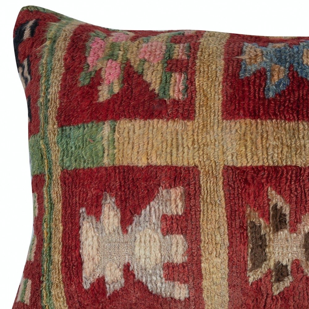 Hand-knotted Turkish Wool Rug Cushion Cover. Rustic Throw Pillow. Home Gift. Accent Pillow Hand-knotted Turkish Wool Rug Cushion Cover. Rustic Throw Pillow. Home Gift. Accent Pillow