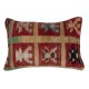 Hand-knotted Turkish Wool Rug Cushion Cover. Rustic Throw Pillow. Home Gift. Accent Pillow Hand-knotted Turkish Wool Rug Cushion Cover. Rustic Throw Pillow. Home Gift. Accent Pillow