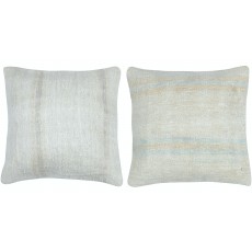 SET OF 2 - Handwoven Cushion Covers. Vintage Kilim Throw Pillows. Turkish Accent Pillows