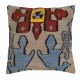 Kilim Cushion Cover. Handwoven Turkish Accent Pillow. Wool Throw Pillow Kilim Cushion Cover. Handwoven Turkish Accent Pillow. Wool Throw Pillow