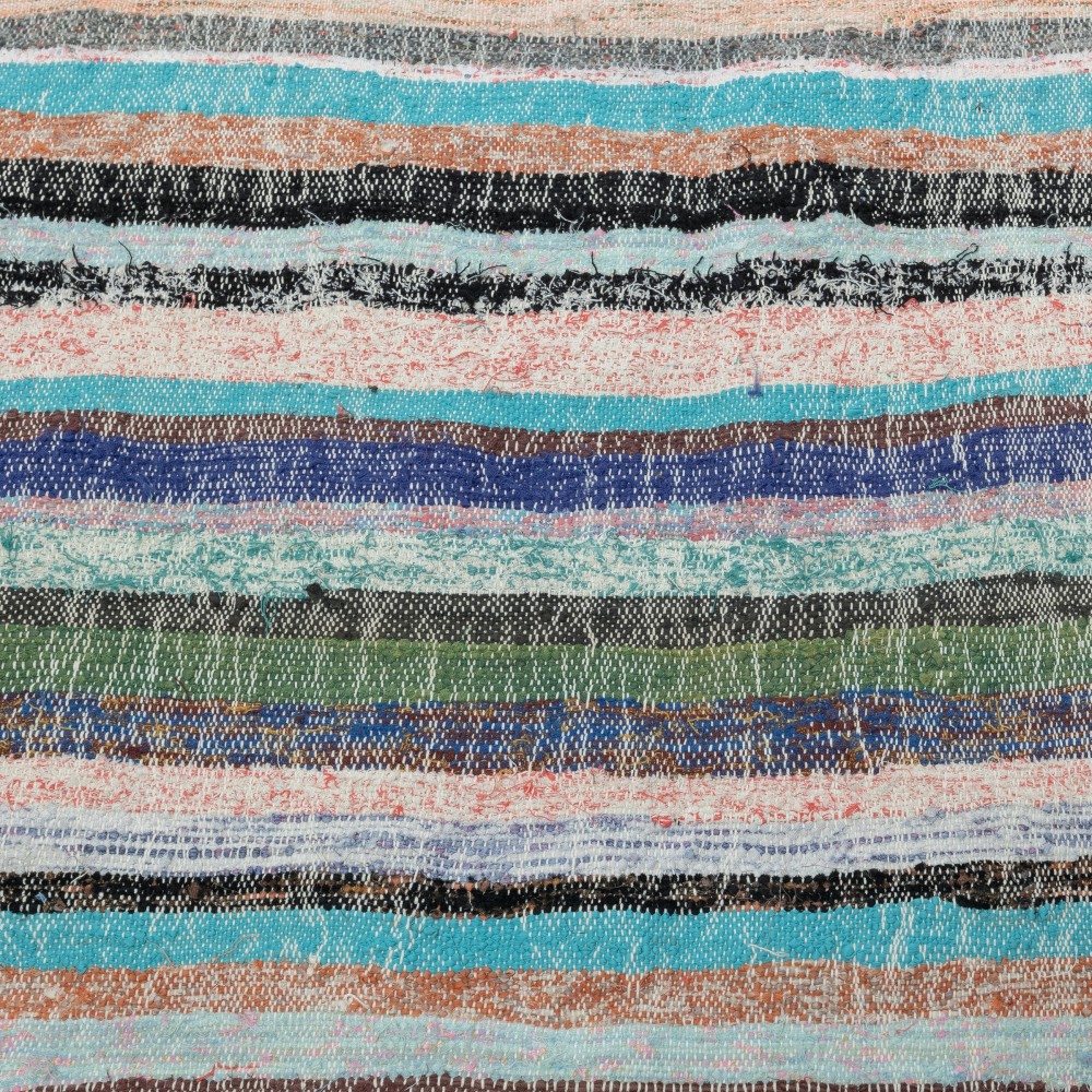 Vintage Turkish Runner Rug, Handwoven Hallway Kilim Rag Rug, Multicolor Striped Long Hallway Rug Vintage Turkish Runner Rug, Handwoven Hallway Kilim Rag Rug, Multicolor Striped Long Hallway Rug