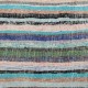 Vintage Turkish Runner Rug, Handwoven Hallway Kilim Rag Rug, Multicolor Striped Long Hallway Rug Vintage Turkish Runner Rug, Handwoven Hallway Kilim Rag Rug, Multicolor Striped Long Hallway Rug