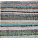Vintage Turkish Runner Rug, Handwoven Hallway Kilim Rag Rug, Multicolor Striped Long Hallway Rug Vintage Turkish Runner Rug, Handwoven Hallway Kilim Rag Rug, Multicolor Striped Long Hallway Rug