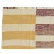 Vintage Multicolor Kilim. Handwoven Turkish Cotton Rag Rug. Adjustable Size Vintage Multicolor Kilim. Handwoven Turkish Cotton Rag Rug. Adjustable Size