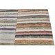 Multicolored Striped Kilim. Handwoven Cotton Turkish Rag Rug. Vintage Carpet. Adjustable Size Multicolored Striped Kilim. Handwoven Cotton Turkish Rag Rug. Vintage Carpet. Adjustable Size