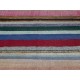 Multicolored Striped Kilim. Vintage Turkish Handwoven Cotton Rag Rug. Adjustable Size Multicolored Striped Kilim. Vintage Turkish Handwoven Cotton Rag Rug. Adjustable Size