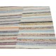 Handmade Turkish Kilim. Vintage Cotton Rag Rug. Multicolored Stripe Pattern Carpet Handmade Turkish Kilim. Vintage Cotton Rag Rug. Multicolored Stripe Pattern Carpet