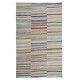 Handmade Turkish Kilim. Vintage Cotton Rag Rug. Multicolored Stripe Pattern Carpet Handmade Turkish Kilim. Vintage Cotton Rag Rug. Multicolored Stripe Pattern Carpet