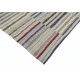 Vintage Banded Cotton Kilim. Adjustable Flat-Weave Rag Rug. Colorful Carpet Vintage Banded Cotton Kilim. Adjustable Flat-Weave Rag Rug. Colorful Carpet