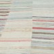 Vintage Multicolor Kilim. Handwoven Turkish Cotton Rag Rug. Adjustable Size Vintage Multicolor Kilim. Handwoven Turkish Cotton Rag Rug. Adjustable Size