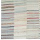 Vintage Multicolor Kilim. Handwoven Turkish Cotton Rag Rug. Adjustable Size Vintage Multicolor Kilim. Handwoven Turkish Cotton Rag Rug. Adjustable Size