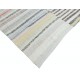 Colorful Striped Kilim. Handwoven Cotton Turkish Rag Rug. Vintage Carpet. Adjustable Size