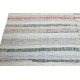 Colorful Striped Kilim. Handwoven Cotton Turkish Rag Rug. Vintage Carpet. Adjustable Size