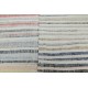 Colorful Striped Kilim. Handwoven Cotton Turkish Rag Rug. Vintage Carpet. Adjustable Size