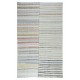 Colorful Striped Kilim. Handwoven Cotton Turkish Rag Rug. Vintage Carpet. Adjustable Size