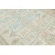 One of a kind Vintage Beige Large Area Rug. Handmade Turkish Carpet