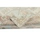 One of a kind Vintage Beige Large Area Rug. Handmade Turkish Carpet
