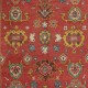 Hand Knotted Oushak Rug. Custom Size & Colors. Turkish Red Wool Area Rug. Antique 1900s Inspired Design. Made to Order