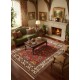 Hand Knotted Oushak Rug. Custom Size & Colors. Turkish Red Wool Area Rug. Antique 1900s Inspired Design. Made to Order