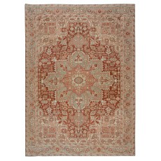 Antique Persian Heriz Rug. 100% Wool