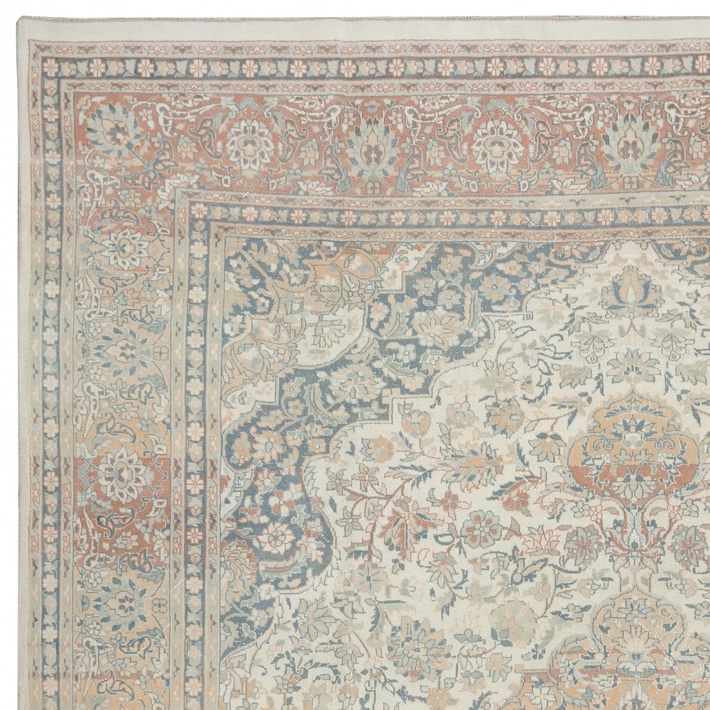 One of a kind Vintage Turkish Area Rug. Handmade Large Carpet for Rustic, Country & Farmhouse Decor
