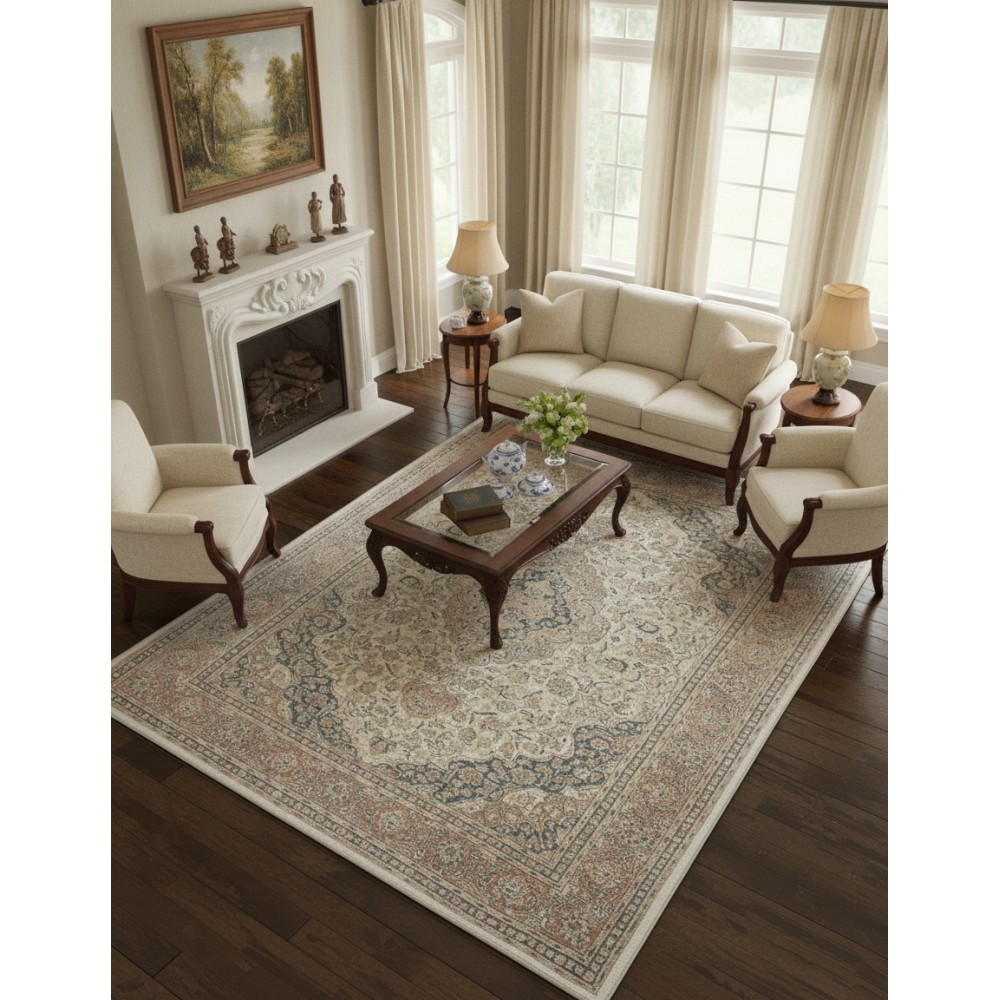 One of a kind Vintage Turkish Area Rug. Handmade Large Carpet for Rustic, Country & Farmhouse Decor