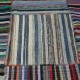 Adjustable Flat-Weave Turkish Kilim. Handmade Vintage Cotton Rag Rug. Flat-Weave Carpet