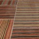Vintage Turkish Patchwork Kilim Rug, Handmade Striped Wool Carpet Vintage Turkish Patchwork Kilim Rug, Handmade Striped Wool Carpet