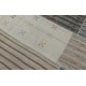 Adjustable Size Vintage Turkish Kilim Rug. Gray Handwoven Cotton & Goat Hair Carpet