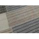 Adjustable Size Vintage Turkish Kilim Rug. Gray Handwoven Cotton & Goat Hair Carpet