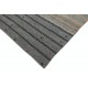 Adjustable Size Vintage Turkish Kilim Rug. Gray Handwoven Cotton & Goat Hair Carpet