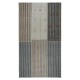 Adjustable Size Vintage Turkish Kilim Rug. Gray Handwoven Cotton & Goat Hair Carpet