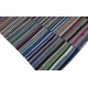Adjustable Vintage Cotton Rag Rug. Handmade Striped Kilim. Colorful Large Carpet Adjustable Vintage Cotton Rag Rug. Handmade Striped Kilim. Colorful Large Carpet