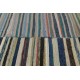 Multicolored Striped Kilim. Vintage Turkish Handwoven Cotton Rag Rug. Adjustable Size Multicolored Striped Kilim. Vintage Turkish Handwoven Cotton Rag Rug. Adjustable Size