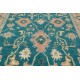 Hand Knotted Oushak Rug. Custom Size & Colors. Turkish Green Wool Area Rug. Antique 1900s Inspired Design. Made to Order