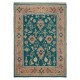 Hand Knotted Oushak Rug. Custom Size & Colors. Turkish Green Wool Area Rug. Antique 1900s Inspired Design. Made to Order