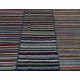 Turkish Handwoven Kilim. Vintage Cotton Rag Rug. Colorful Striped Boho Carpet