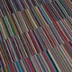 Vintage Banded Cotton Kilim. Adjustable Flat-Weave Rag Rug. Colorful Oversize Carpet
