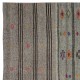 Adjustable Vintage Gray Kilim. Cotton & Goat Hair Rug. Large Carpet Adjustable Vintage Gray Kilim. Cotton & Goat Hair Rug. Large Carpet